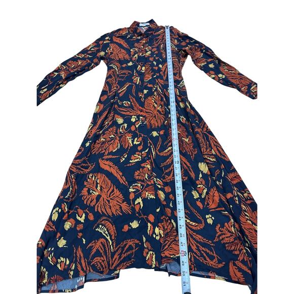 Thakoon Womens 8 Medium Floral Button Down Maxi Dress Contemporary As Seen on TV - Picture 9 of 9